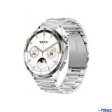ScHitec Watch GT4 Amoled Ekran Android İos HarmonyOs Uyumlu 3 Kordonlu Akıllı Saat Yeşil