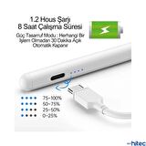 ScHitec Stylus Pro Dokunmatik Tablet Kalemi Şarjlı Beyaz