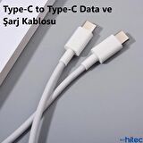 ScHitec 120W Super Turbo Type-C Çıkışlı Hızlı Şarj Aleti Type-C to Type-C Kablolu Set 
