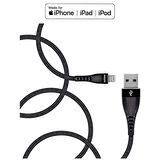 Philips Apple MFI Lisanslı İphone XS UsbA to Lightning 1.2Metre Hızlı Data ve Şarj Kablosu Siyah 