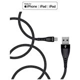 Philips Apple MFI Lisanslı İphone 13 Pro Max UsbA to Lightning 1.2Metre Hızlı Data ve Şarj Kablosu Siyah