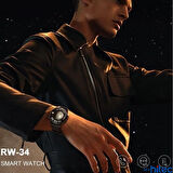 ScHitec Watch 4 Amoled Ekran Android İos HarmonyOs Uyumlu Akıllı Saat Siyah