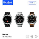 Haino Teko RW46 Amoled Ekran Android İos HarmonyOs Uyumlu 3 Kordonlu Akıllı Saat Gümüş