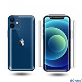 Realme C61 İle Uyumlu Ön-Arka Darbe Emici HD Ekran Koruyucu Kaplama