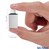 ScHitec Type-C to UsbA 3.0 OTG Dönüştürücü 10 Adet