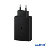 ScHitec 65W 2xPD+UsbA Ev Tipi Şarj Aleti 3 Çıkışlı Type-C to Type-C Kablolu Set