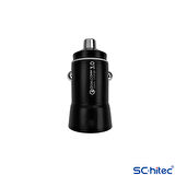 ScHitec PD35W Type-C + USBA Quick Charger Çift Çıkışlı Hızlı Araç Şarj Cihazı Başlığı OT700