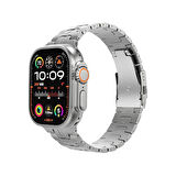 ScHitec Watch Ultra 2 Amoled Ekran WaterProof 3 Kordonlu Akıllı Saat Titanyum Gümüş