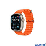ScHitec Watch Ultra 2 Amoled Ekran WaterProof 3 Kordonlu Akıllı Saat Titanyum Gümüş