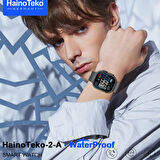 Haino Teko Watch Ultra 2 Amoled Ekran WaterProof 3 Kordonlu Akıllı Saat 1Gb Hafıza Titanyum Siyah