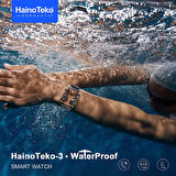 Haino Teko Watch Ultra 3 Amoled Ekran WaterProof 3 Kordonlu Akıllı Saat Titanyum Grey