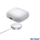 ScHitec ANC Air 4 Pro Dokunmatik Bluetooth 5.3 Kablosuz Kulaklık Kablosuz Şarj Özellikli Type-C Girişli