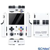 ScHitec 3.5 Inç Mini HDMI Çıkışlı Taşınabilir Retro Oyun Konsolu 20000+ Oyunlu El Atari 