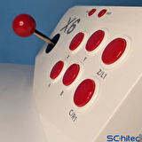 ScHitec X6 4KHD Kablosuz Çift Arcade Joystickli Retro Oyun Konsolu 21150 atari Makinası Oyunlu 64GB