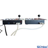 ScHitec 4KHD Arcade Station 3D Pandora 35000 Oyunlu TV Baglanan Atari Makinası Oyun Konsulu