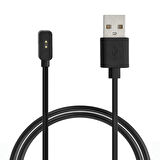 ScHitec Mi Band 8/8Pro/8Active/9/9Pro/9Active/10 &  Redmi Band2/Watch3/3Active/Watch4/4Active/Watch5/Active/5Lite Uyumlu 1m USB-A Manyetik Şarj Kablosu