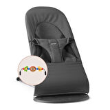BabyBjörn Balance Soft Woven Jersey Üçlü Kumaş Oyuncaklı  / Dark Grey
