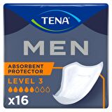 TENA Men Level-3, Erkek Mesane Pedi, 5 Damla, 16’lı Paket