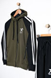 Unisex Dalgıç Kumaş Spor  Çocuk Eşofman Takımı ESF.2525-Z