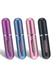 Taşınabilir Mini Doldurulabilir Parfüm Atomizer Doldurulabilir Parfüm Şişeleri Boş Küçük 5 ml 2 Adet