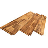 Interbuild Acacia Shiplap 1219 x 152 x 10 mm, 5'li paket, Altın Tik
