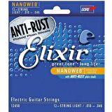 Elixir 010-046 Nanoweb 12Tel Elektro Gitar Teli (12450)