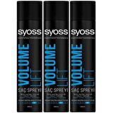 Syoss Saç Spreyi Volume Lift 400ml X3