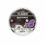 Fladen Maxximus 8X 150 Mt Teflon Coated Örgü ip Misina Siyah