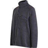 Peak Performance Fleece Snap T-Neck Erkek Polar Sweat GRİ G78165010-30315
