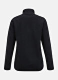 Peak Performance Siyah Düz Kadın Polar Sweatshırt W Pile Zip Jacket-BLACK