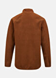 Kahve Erkek Dik Yaka Polar Sweatshırt G79711050_M Pile Zip Jacket