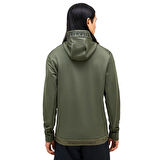 Rider Tech Zip Hood Erkek Yeşil Outdoor Polar G79554060