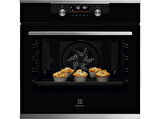 ELECTROLUX KODDP77WX 72 L Ankastre Fırın Inox Siyah