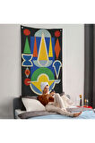 Auguste Herbin - Kompozisyon Çiçek Meyve Duvar Örtüsü-7335