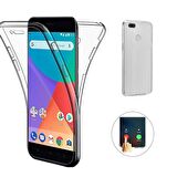 Xiaomi Redmi Note 5 Pro Kılıf Ön Arka Şeffaf Silikon Koruma