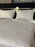 NİVEMESHOME YATAK ÖTÜSÜ ÇİFT KİŞİLİK 240X260 GRİ TOSKANA