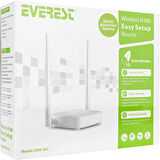 Everest Ewr-301 Kablosuz-N Wps + Wısp+Wds 300 Mbps Repeater+Access Point+Bridge