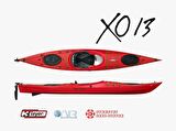 Point65 XO13 GTE 3L Rudder & Skeg Kano-KIRMIZI