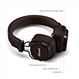 Marshall Major V Bluetooth Kulaküstü Kulaklık, Brown ZD.1006834