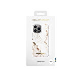 ideal of sweden Fashion Case Apple Iphone 13 Pro Max Uyumlu Tasarım Kılıf - Carrara Gold