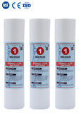 Açık Kasa Su Arıtma Cihazı 1 Mikron Sediment Spun Filtre (3 Adet)