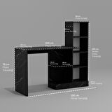 Hera MDF Kapaksız Çalışma Masası Bilgisayar Masası Ofis Ders Masası