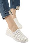 Kadın Babet Rahat Hafif Ayakkabı BEYAZ