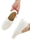 Kadın Babet Rahat Hafif Ayakkabı BEYAZ