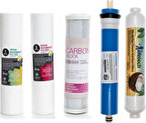 Sulook Açık Kasa Su Arıtma Cihazlarına Uyumlu 5'li Filtre Seti Vontron Membranlı