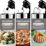 Kitchen Helper PV-4700 1500W-5.2 Litre -10 Kademe Hız Ayarı  Stand Mikser Hamur Yoğurma Makinesi