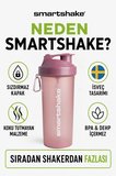 Smartshake Lite Serisi 1000 ml Deep Rose Pembe Protein Shaker