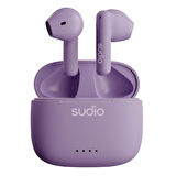 Sudio A1 Muted Purple IPX4 Suya Dayanıklı 30 Saat Kullanım TWS Bluetooth Kulak İçi Kulaklık