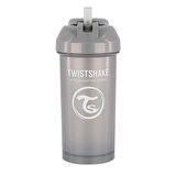 Twistshake Pipetli Alıştırma Bardağı 6+m Gri 360 ml