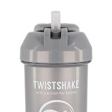 Twistshake Pipetli Alıştırma Bardağı 6+m Gri 360 ml